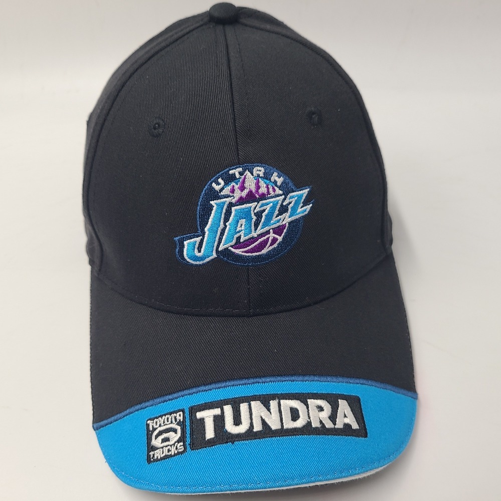 Utah Jazz Hat Adjustable Black Blue NBA Basketball Toyota Tundra Trucks‎ SGA Men